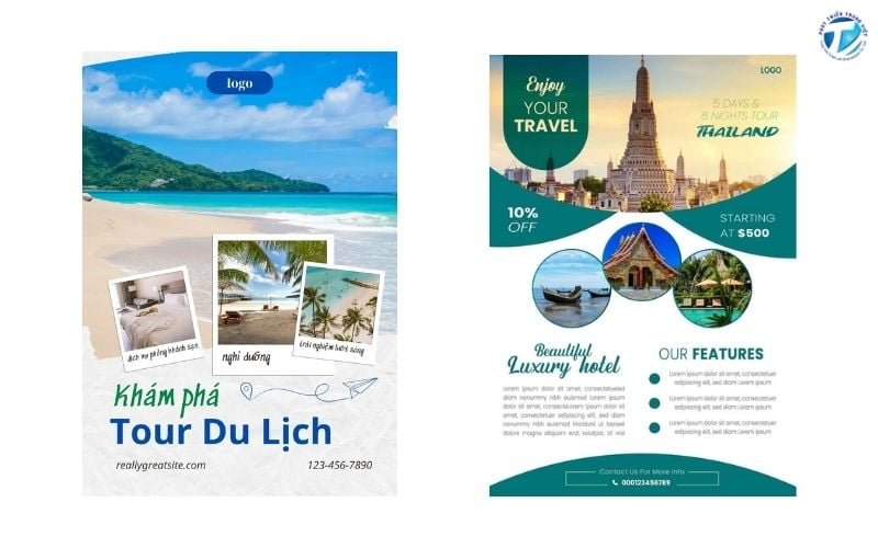 Màu sắc, bố cục trong thiết kế poster du lịch cần hài hòa